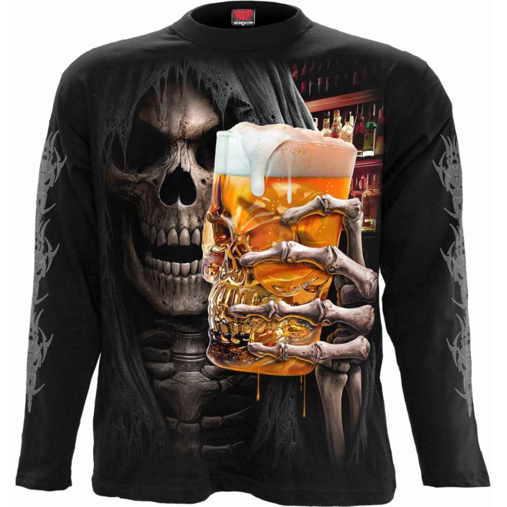 Spiral - LIVE LOUD Longsleeve shirt - Black